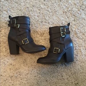 Brown booties